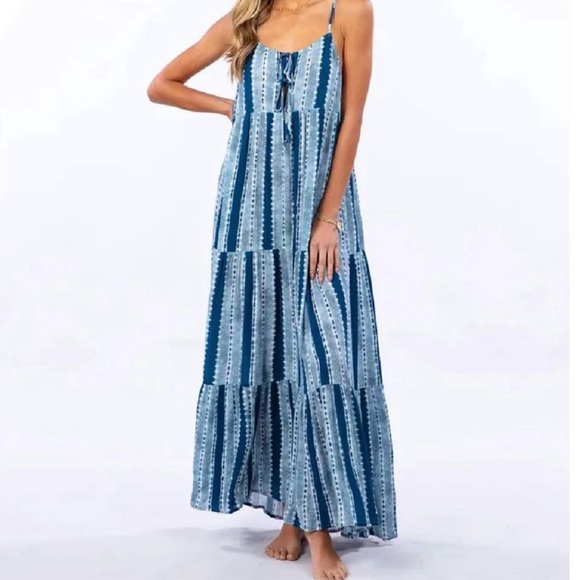 🔆RIP CURL🔆 NOMAD STRIPE MAXI DRESS - Picture 6 of 13
